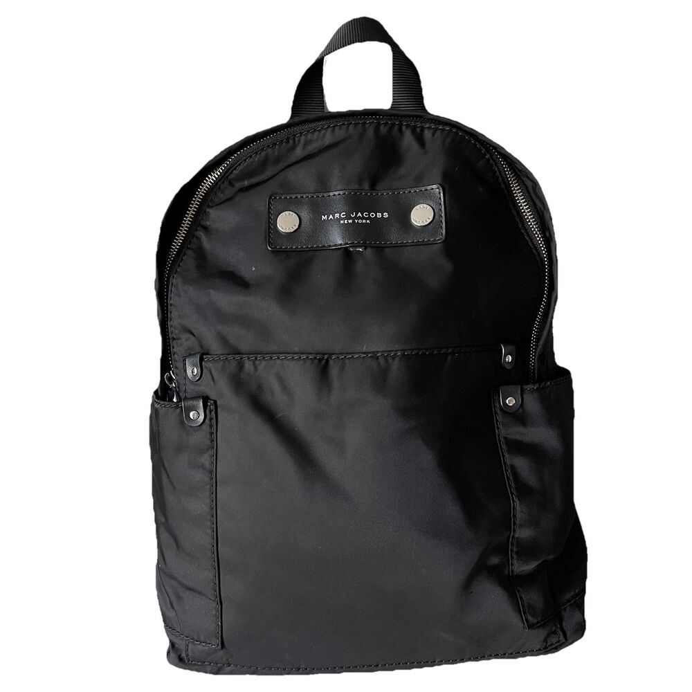 Marc Jacobs Black Backpack Silver Hardware